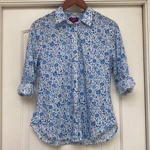 J.Crew Liberty Grace Emily Bell Slim-Fit Shirt